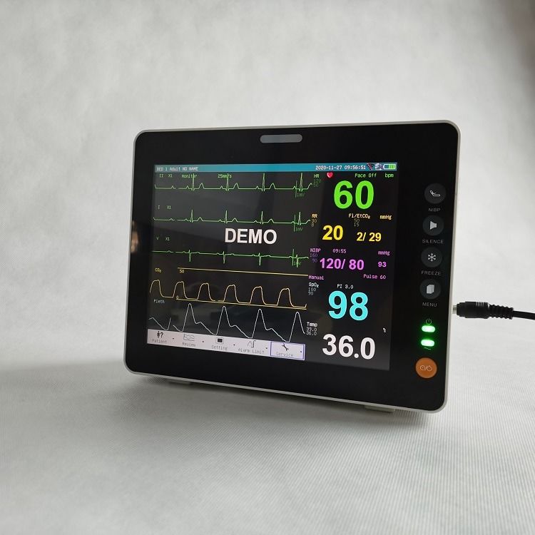 Soporte de pared para monitor de signos vitales de 8 pulgadas, duradero, con pantalla táctil, para ambulancia