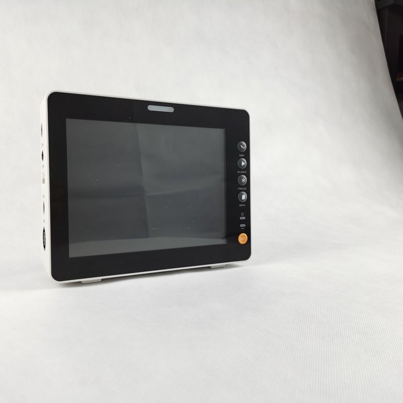 Monitoreo de signos vitales de 8 pulgadas Display TFT de tamaño mini duradero Monitor de animales portátiles veterinario