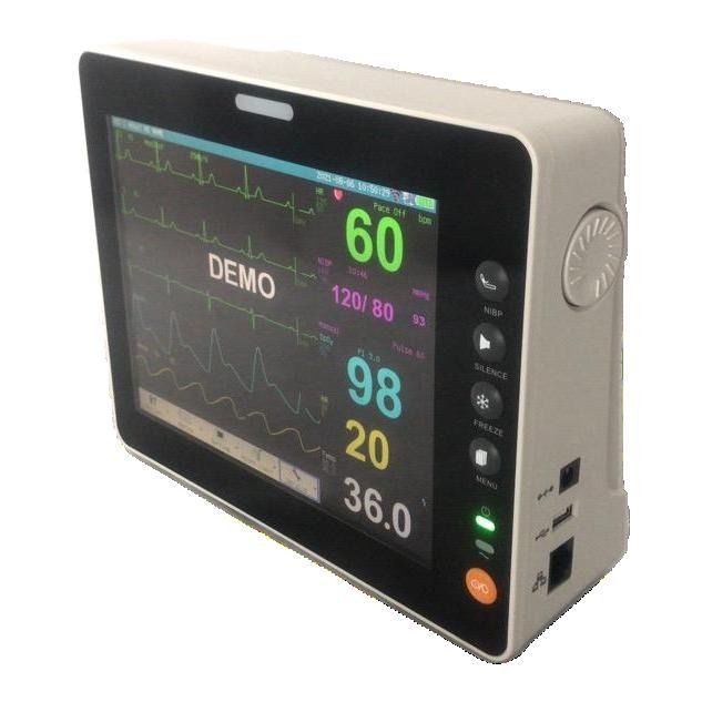Monitoreo de signos vitales de 8 pulgadas de larga duración mejor precio Monitoreo de signos vitales de la UCI del hospital Multipara