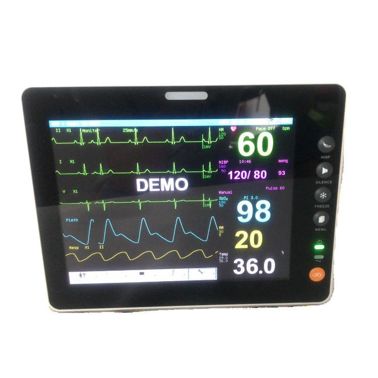 Monitoreo de signos vitales de 8 pulgadas de larga duración mejor precio Monitoreo de signos vitales de la UCI del hospital Multipara