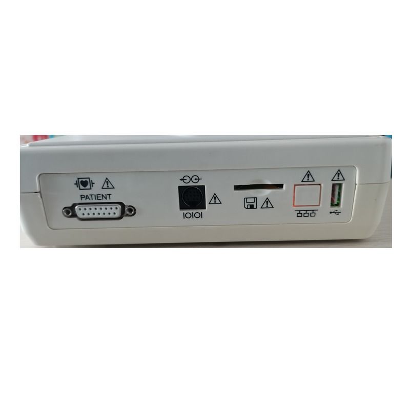 Máquina de ECG médica avanzada de alta calidad de 3 canales, máquina de ECG móvil de metal de 12 canales, máquina de ECG portátil