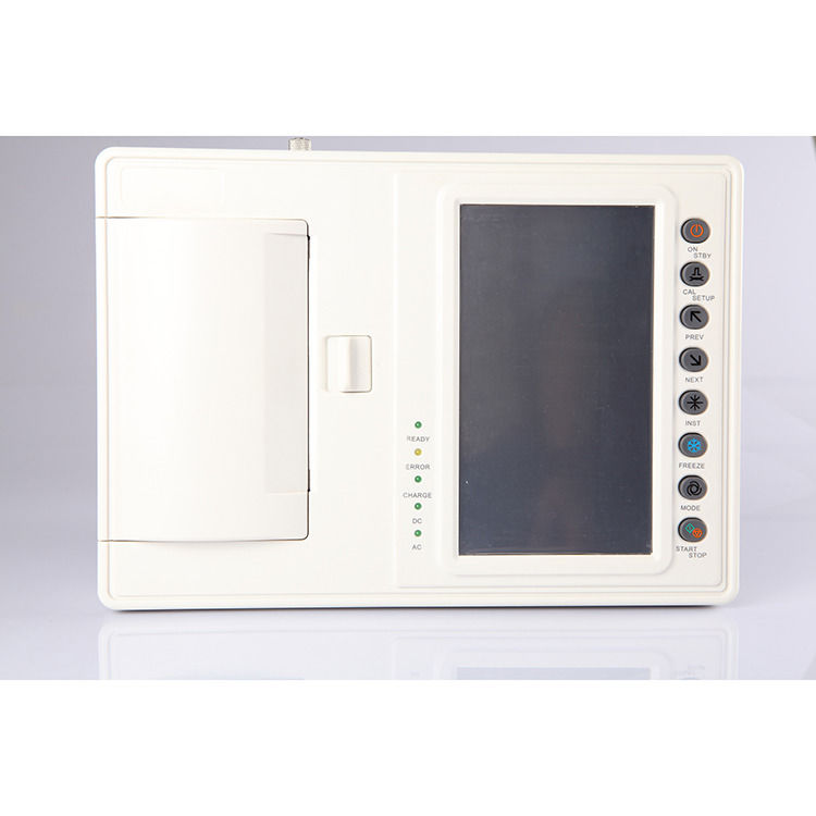 Máquina de ECG médica de 12 canales, máquina de ECG de metal de plomo, ECG portátil, 6 electrocardiógrafos, máquina de ECG de esfuerzo