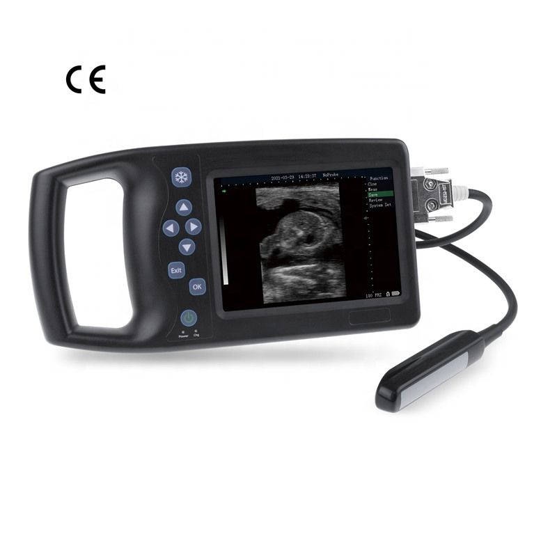 B 5.7 pulgadas Ultrasonido veterinario portable de animales de recinto portátil Máquinas digitales de ultrasonido veterinario veterinario escáner de ultrasonido