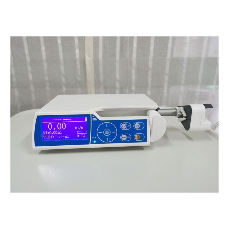 Bomba de jeringa eléctrica portátil Equipo quirúrgico Bomba de jeringa sn50 Sistema de inyección CE Bomba de jeringa veterinaria