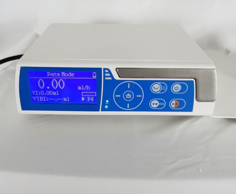 Bomba de infusión barata portátil eléctrica hospital ICU bomba de infusión emergencia metal bomba de infusión eléctrica automática