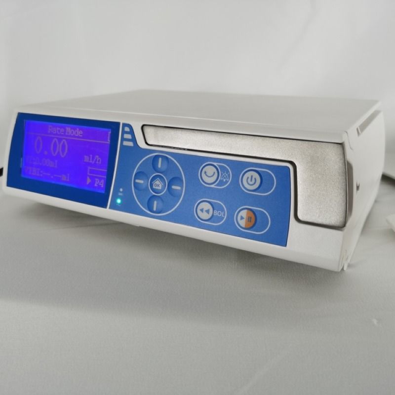Bomba de infusión barata portátil eléctrica hospital ICU bomba de infusión emergencia metal bomba de infusión eléctrica automática