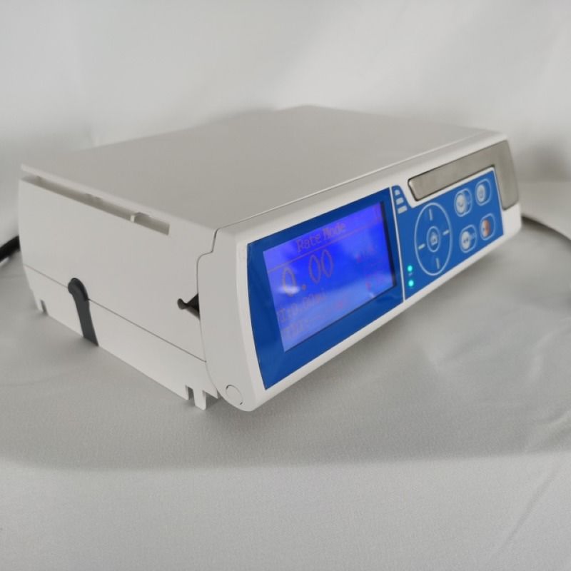 bomba de infusión metálica hospital/bomba de infusión médica barata infusora bomba de jeringa médica eléctrica clínica