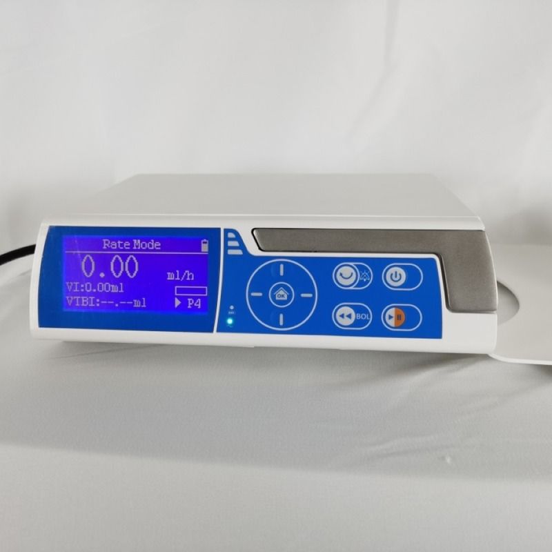 bomba de infusión metálica hospital/bomba de infusión médica barata infusora bomba de jeringa médica eléctrica clínica