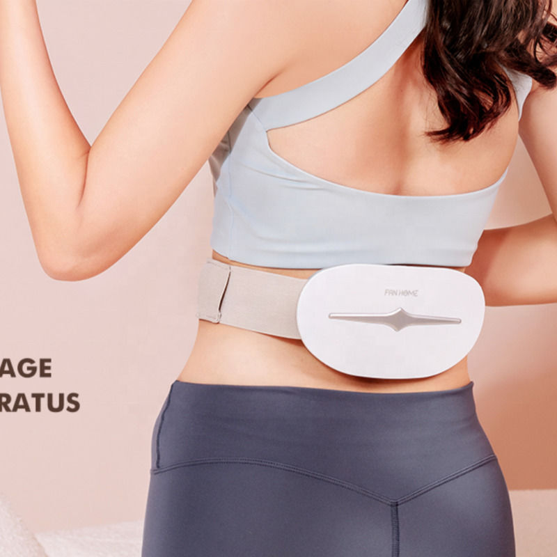 Mini cinturón de respaldo eléctrico flexible para el hogar oficina calentador de estómago hogar oficina masajeador lumbar calentador de útero soporte portátil de cintura masajeador de abdomen
