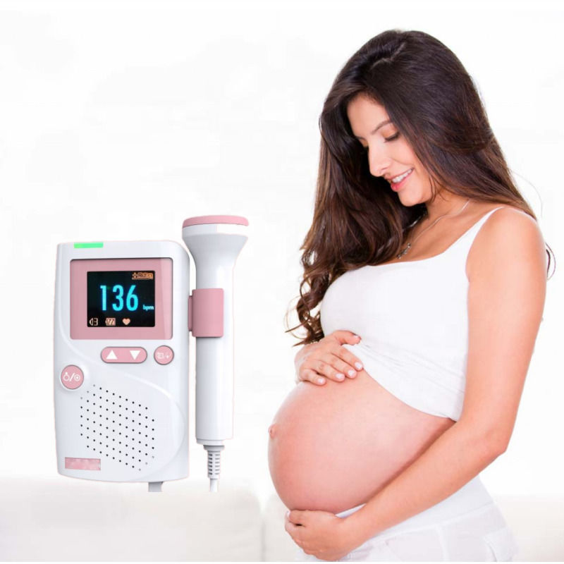 Cardiología CE Certificado Precio al por mayor Ultrasonido Monitor de Frecuencia Cardíaca del Bebé Doppler Fetal Detector Doppler Cardíaco
