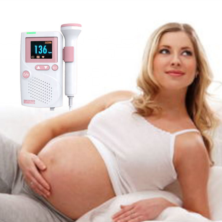 Cardiología CE Certificado Precio al por mayor Ultrasonido Monitor de Frecuencia Cardíaca del Bebé Doppler Fetal Detector Doppler Cardíaco