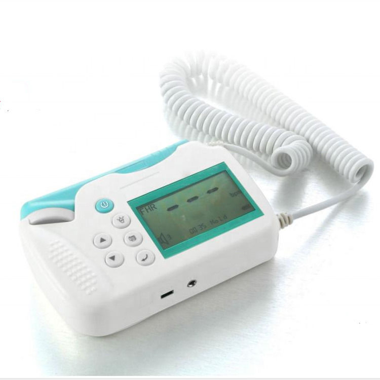 Cardiología Ultrasonido fetal Doppler Ultrasonido portátil Ultrasonido portátil Monitoreo del corazón del bebé Monitoreo prenatal de bolsillo Monitoreo fetal