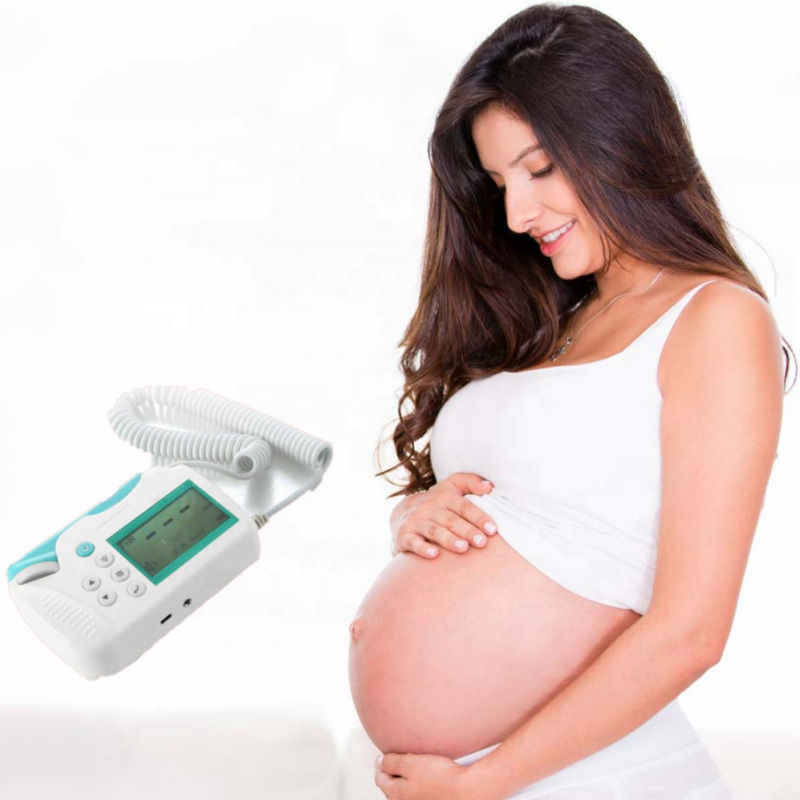 Cardiología Ultrasonido fetal Doppler Ultrasonido portátil Ultrasonido portátil Monitoreo del corazón del bebé Monitoreo prenatal de bolsillo Monitoreo fetal