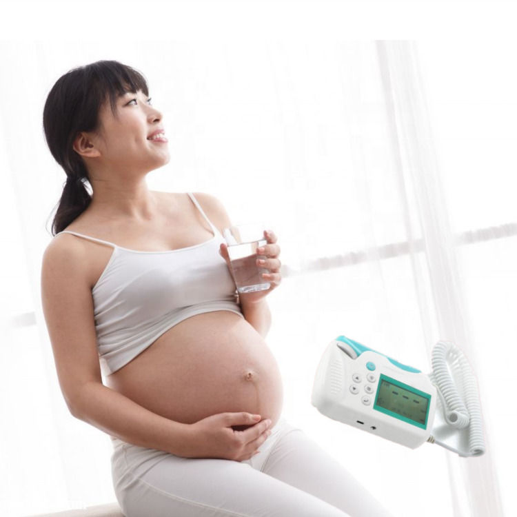 Cardiología Ultrasonido fetal Doppler Ultrasonido portátil Ultrasonido portátil Monitoreo del corazón del bebé Monitoreo prenatal de bolsillo Monitoreo fetal