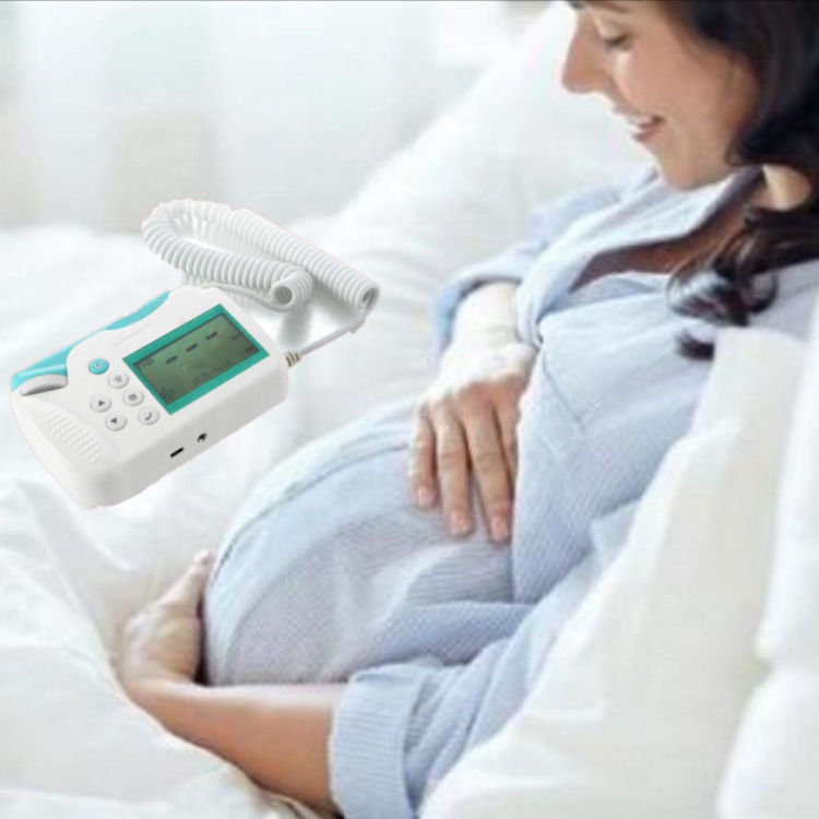 Cardiología Ultrasonido fetal Doppler Ultrasonido portátil Ultrasonido portátil Monitoreo del corazón del bebé Monitoreo prenatal de bolsillo Monitoreo fetal