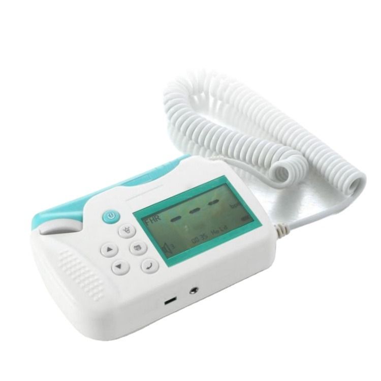 Cardiología CE Fabricante Ultrasonido Portátil Corazón de Bebé Precio Mayorista Monitoreo de Frecuencia Cardíaca Fetal Prenatal Doppler Fetal