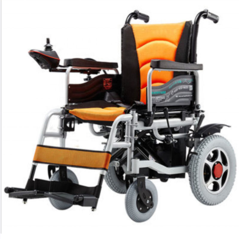 Silla de ruedas eléctrica de 140 kg de capacidad ligera, con batería de litio, silla de ruedas portátil plegable para mayores de 140 kg