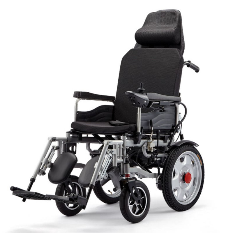 Mejor calidad 140kg silla de ruedas eléctrica nueva silla de ruedas de alta potencia silla de ruedas plegable de aluminio silla de ruedas ligera