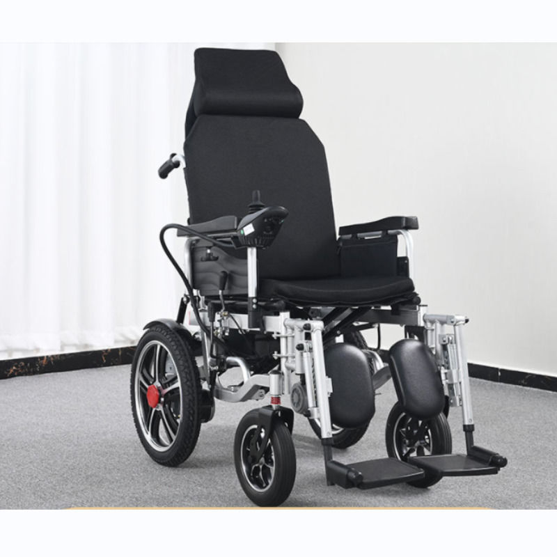 Mejor calidad 140kg silla de ruedas eléctrica nueva silla de ruedas de alta potencia silla de ruedas plegable de aluminio silla de ruedas ligera