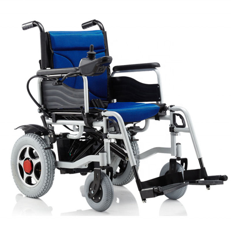 Silla de ruedas eléctrica de 140 kg de capacidad ligera, con batería de litio, silla de ruedas portátil plegable para mayores de 140 kg