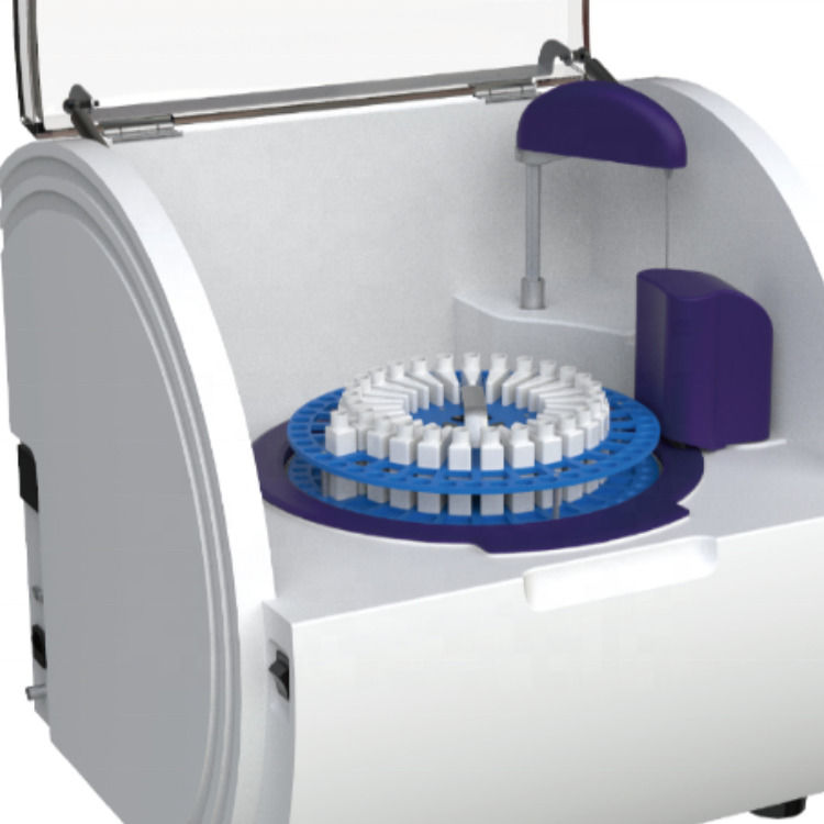 Mini analizador de bioquímica de sobremesa comercial totalmente automático, analizador bioquímico de tamaño más pequeño, analizador de bioquímica para clínicas y hospitales